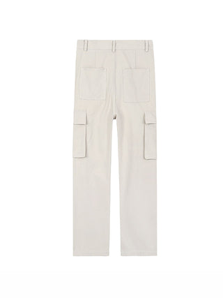 relaxed fit casual cargo trousers