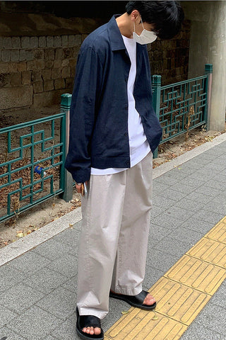 loose casual kr style trousers