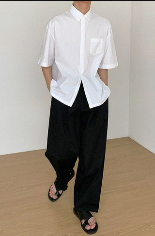 loose casual kr style trousers