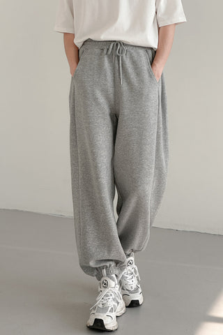 gray Wide leg joggers