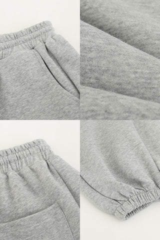 gray Wide leg joggers