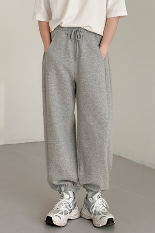 gray Wide leg joggers