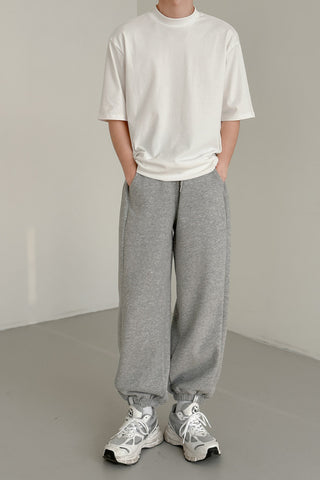 gray Wide leg joggers