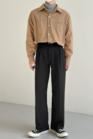 loose drape casual trousers