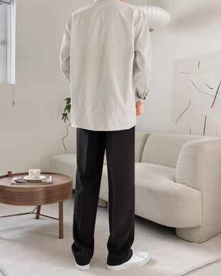 long-sleeved anti-wrinkle non-iron shirt jacket