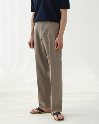 straight loose casual versatile drape trousers