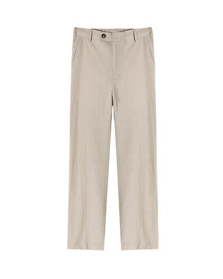 linen casual straight pants