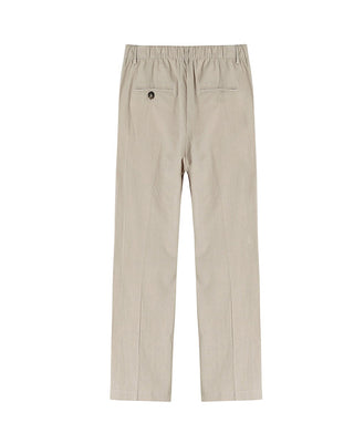 linen casual straight pants