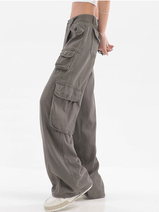 High Waist Multi-Pocket Cargo Pants