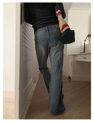 retro slim flared jeans