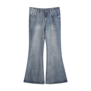 retro slim flared jeans