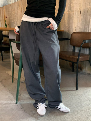 wide-leg joggers