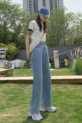 High Waist Loose Jeans