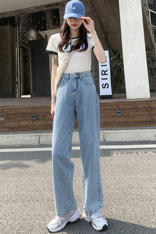 High Waist Loose Jeans