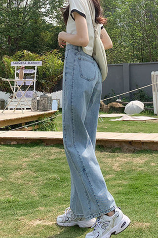 High Waist Loose Jeans